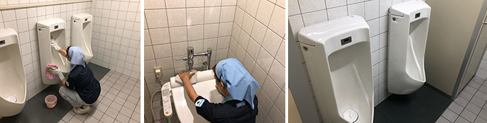 トイレ清掃(毎日)